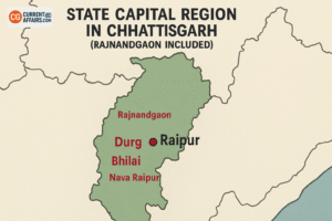 State Capital Region in Chhattisgarh – Rajnandgaon Included