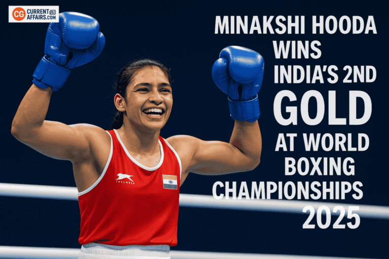 Minakshi Hooda Wins India’s 2nd Gold at 2025 World Boxing Championships