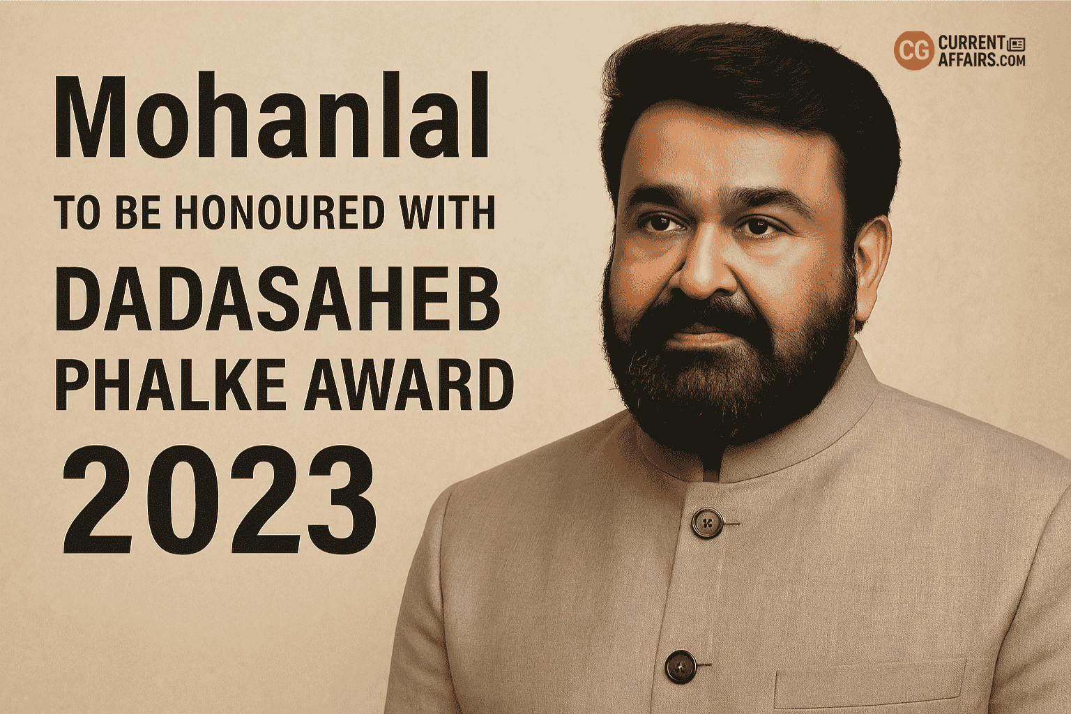 Mohanlal to be Honoured with Dadasaheb Phalke Award 2023