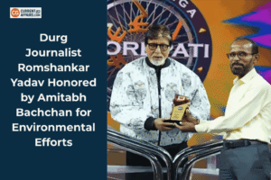 Romshankar Yadav from Durg Honored by Amitabh Bachchan for Green Efforts
