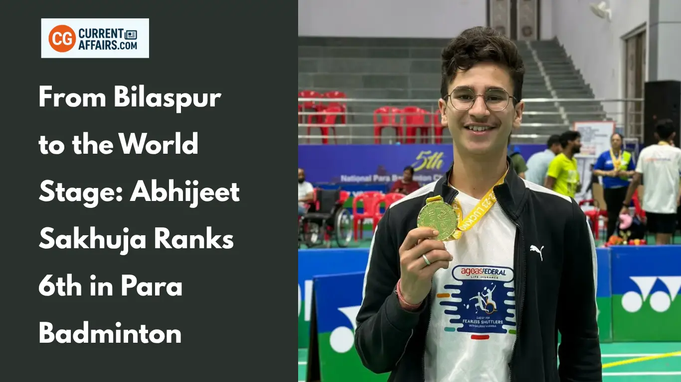 Abhijeet Sakhuja Ranks 6th in Para Badminton