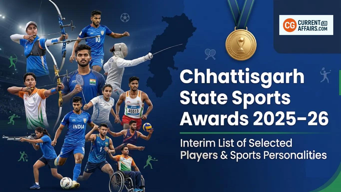 Chhattisgarh State Sports Awards 2025-26: Interim List