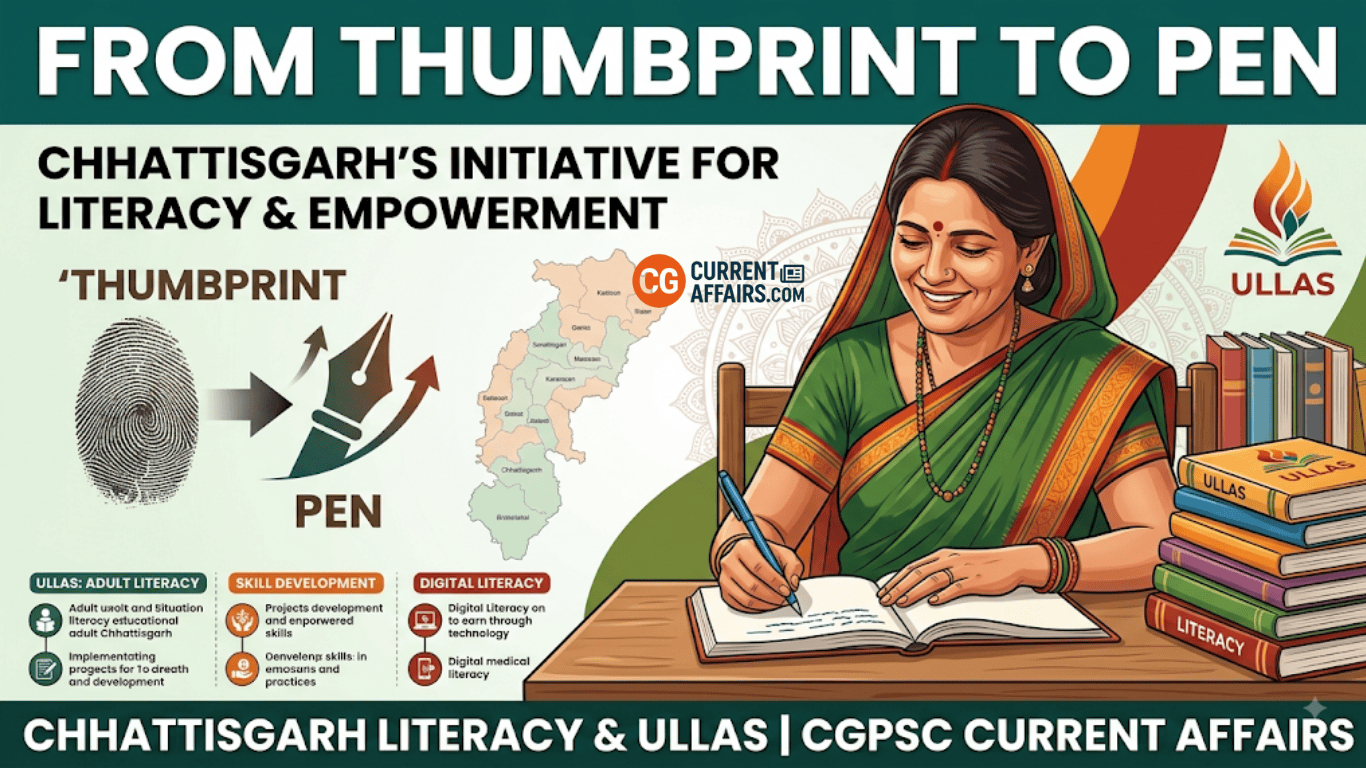 Chhattisgarh Literacy Initiative: ULLAS & CGPSC