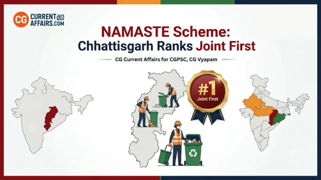 NAMASTE Scheme Chhattisgarh Ranks Joint First Nationally