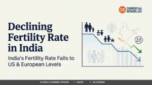 Declining Fertility Rate in India: India’s Fertility Rate Falls to US and European Levels