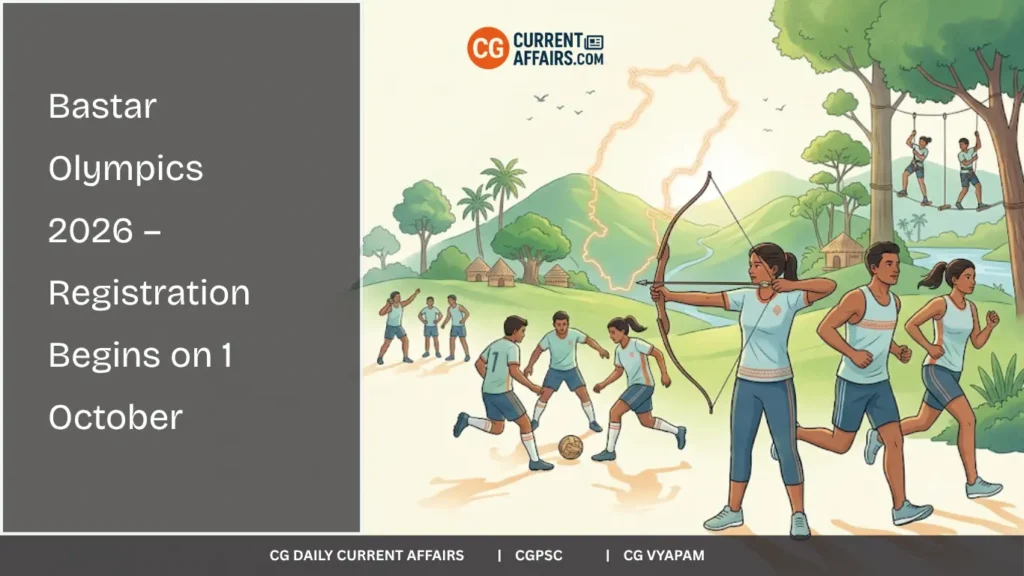 Bastar Olympics 2026 begins registration from October 1