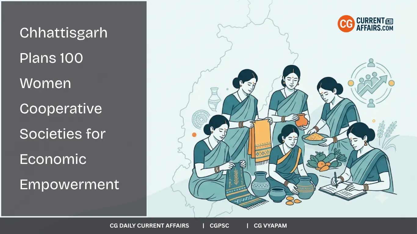 100 Women Cooperative Societies in Chhattisgarh 2026